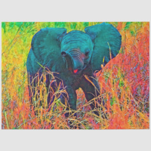 Papel De Seda AnimalColor_Elephant_002_by_JAMColors