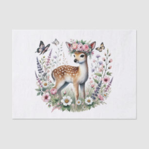 Papel De Seda Animales de la tierra de los bosques desconchados