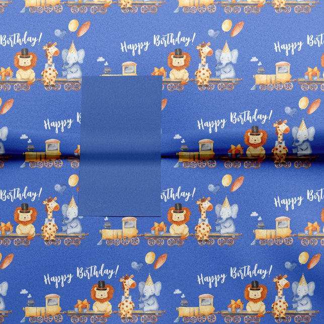 Papel De Seda Animales fiestas en la jungla infantil Feliz cumpl (Subido por el creador)