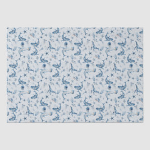 Papel De Seda Animales marinos