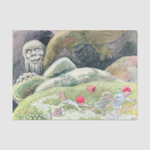 Papel De Seda Animales y niños de Woodland Elsa Beskow