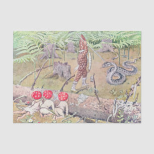 Papel De Seda Animales y niños de Woodland Elsa Beskow