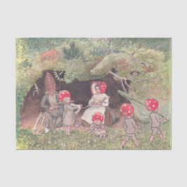Papel De Seda Animales y niños de Woodland Elsa Beskow