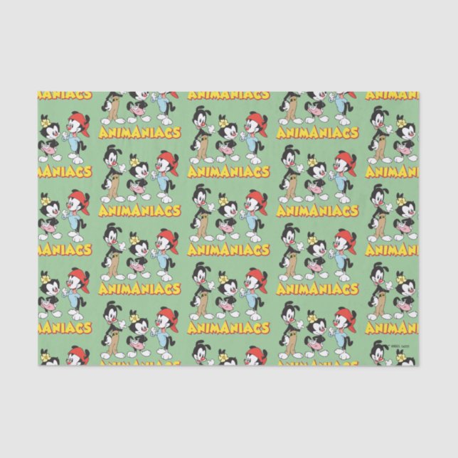 Papel De Seda Animaniacs | Yakko, Dot y Wakko Standing (Anverso)