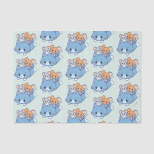Papel De Seda Anime Tom, Jerry y Tuffy