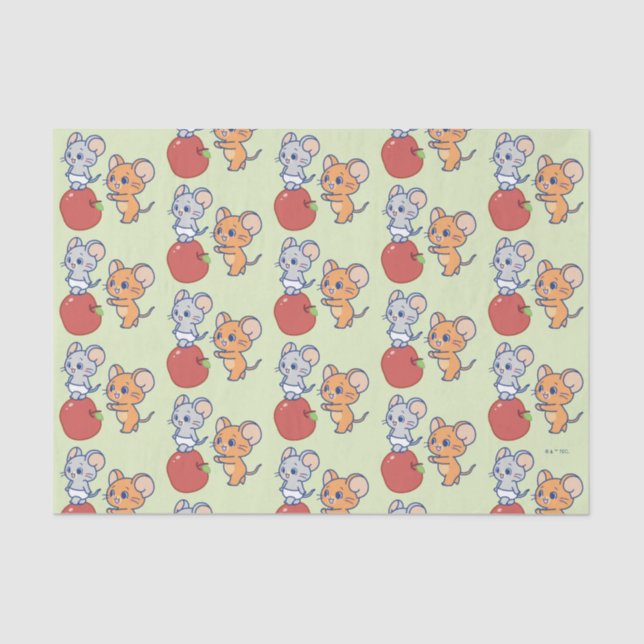 Papel De Seda Anime Tuffy y Jerry Apple Rolling (Anverso)