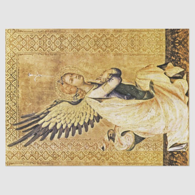 Papel De Seda ANNUNCIACIÓN ANGEL, Saint Gabriel por Simone Marti (Anverso)