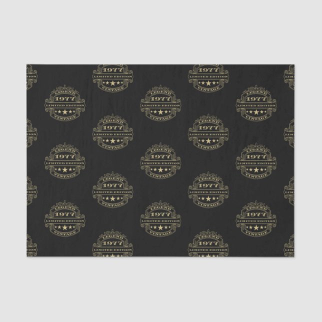 Papel De Seda Año 1977 (Anverso)