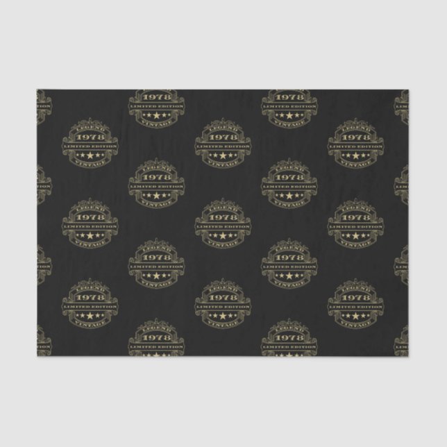 Papel De Seda Año 1978 (Anverso)