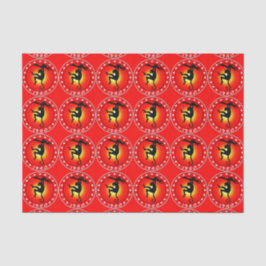 Papel De Seda Año del mono 1980