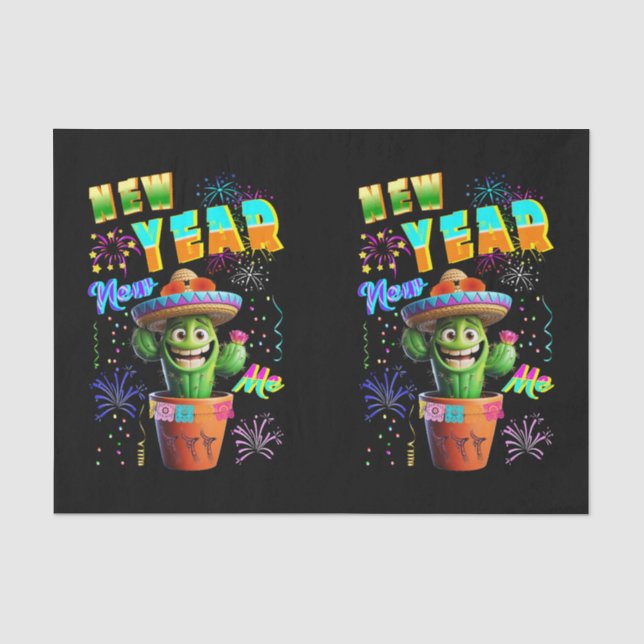 Papel De Seda Año nuevo (Anverso)