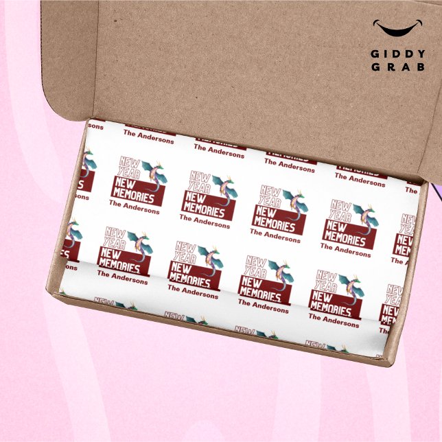 Papel De Seda Año Nuevo Recuerdos Dragon Cherry Rojo (Subido por el creador)
