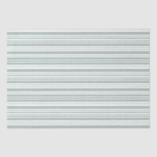 Papel De Seda Anson Green Stripe Wrappe Paper