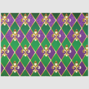 Papel De Seda Antecedentes de joyas Mardi Gras