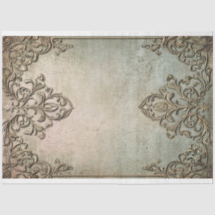 Papel De Seda Antecedentes de la máscara de las algas ornamental