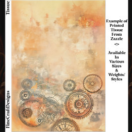 Papel De Seda Antecedentes, Sepia Brown, Rust Naranja ED6 Decoup