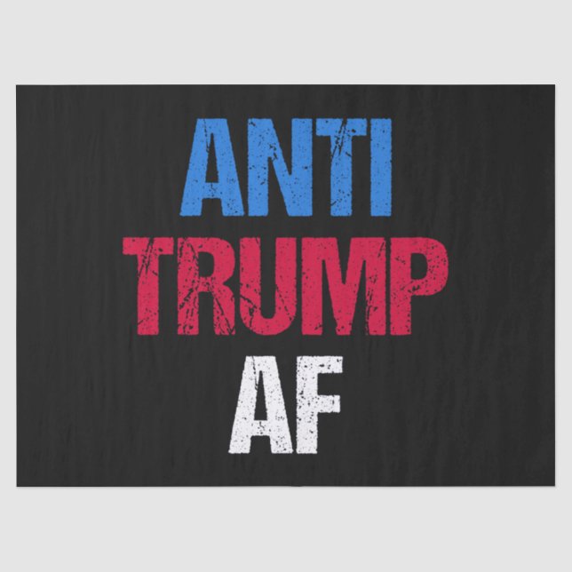 Papel De Seda Anti-Trump AF I (Anverso)