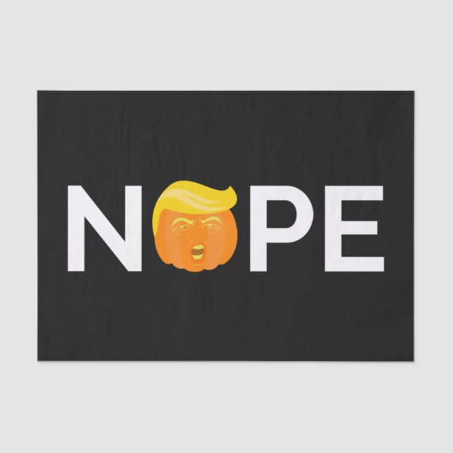 Papel De Seda Anti-Trump - Nope Halloween Edition I (Anverso)