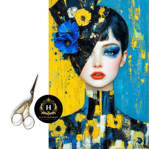 Papel De Seda Anti War Art Ukraine Paz & Unity Decepción