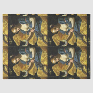 PAPEL DE SEDA ANTIGUA RENAISSANCE TAROTS 18 /LA LUNA