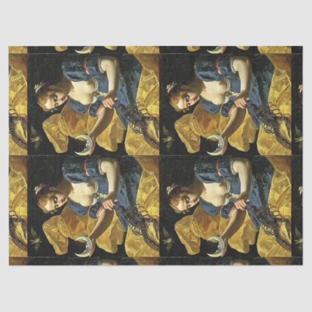 PAPEL DE SEDA ANTIGUA RENAISSANCE TAROTS 18 /LA LUNA (Anverso)