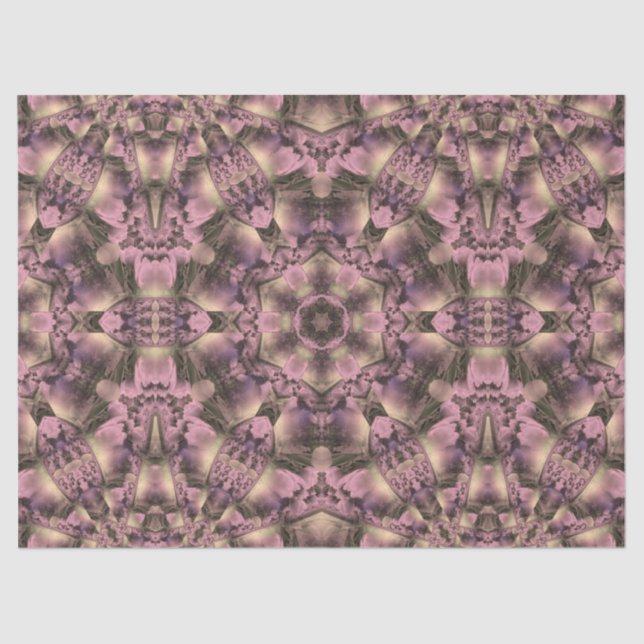 Papel De Seda Antigüedad rosada victoriana (Anverso)