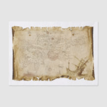 Antiguo Barco pirata de mapa pirata en desalojo de