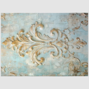 Papel De Seda Antiguo Blue Romance Design Series 16