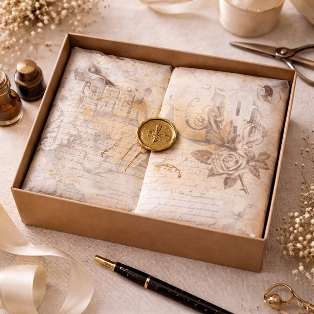 Papel De Seda Antiguo Ephemera (Subido por el creador)