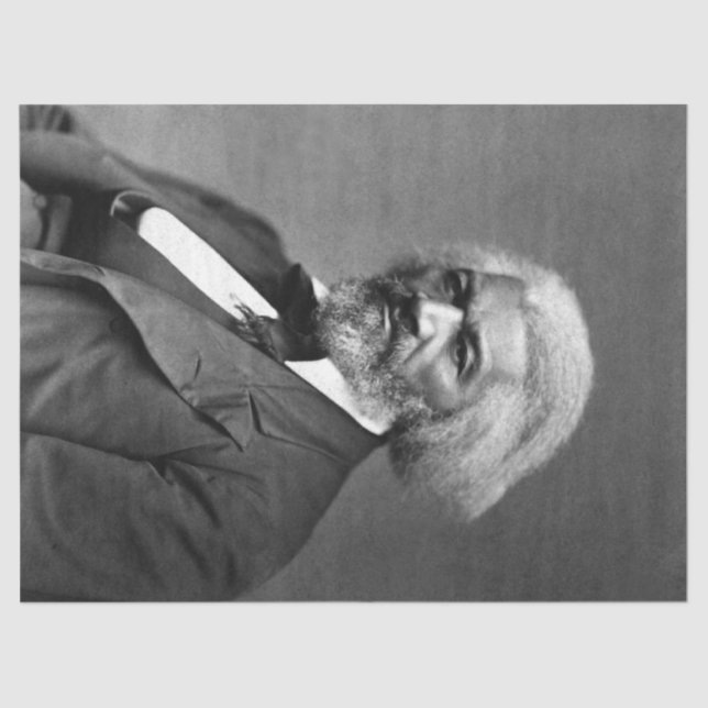 Papel De Seda Antiguo Fr3d3rick Bailey Douglas Héroe Africano Am (Anverso)