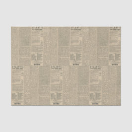 Papel De Seda Antiguo Periódico