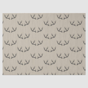 Papel De Seda Antillas, negro y taupe