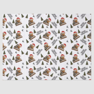 Papel De Seda Antique Nut Christmas Wrapping Paper