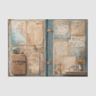 Papel De Seda Antique Traveler Satchel Vintage