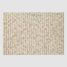 Papel De Seda Antique Writing Words Vintage Distressed