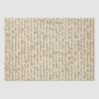 Papel De Seda Antique Writing Words Vintage Distressed