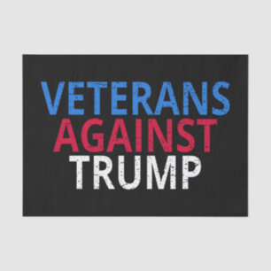 Papel De Seda AntiTrump - Veteranos contra Trump