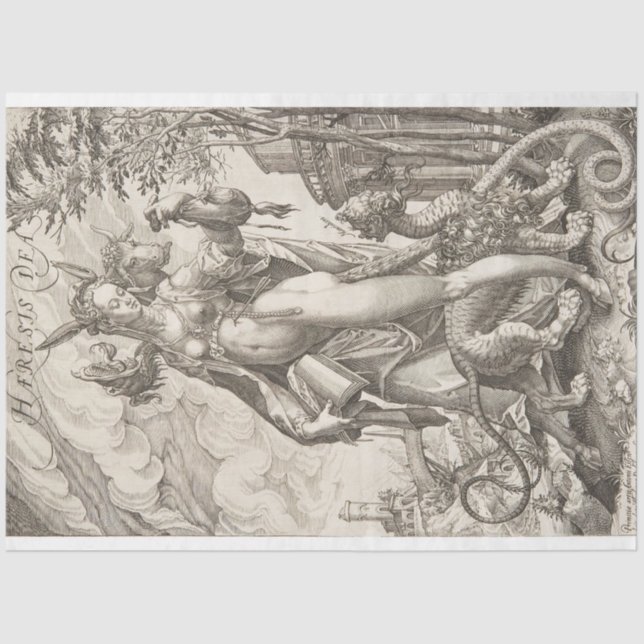 Papel De Seda Antonius Eisenhoit - Haeresis Dea Decoupage Paper (Anverso)