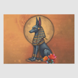 Papel De Seda Anubis a la luz de la luna, 