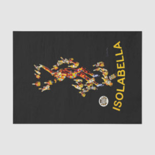 Papel De Seda Anuncio de licor Isolabella de Leonetto Cappiello
