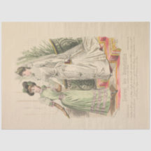 Anuncio de moda francés vintage Boda de Victoria