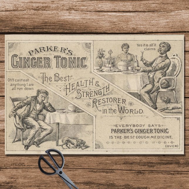 Papel De Seda Anuncio de Poster Ginger Tonic en Victoria (Subido por el creador)