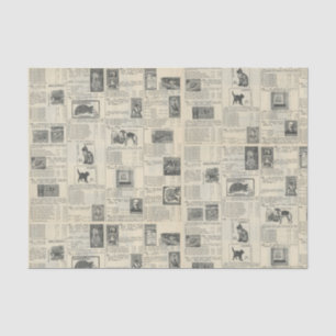 Papel De Seda Anuncio de sello de posta vintage