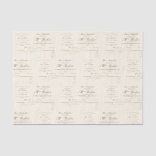 Papel De Seda Anuncio de Vintage de la florista francesa