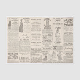 Papel De Seda Anuncios antiguos de 1889