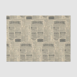 Papel De Seda Anuncios de periódicos antiguos