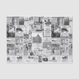 Papel De Seda Anuncios de periódicos de Halloween de época