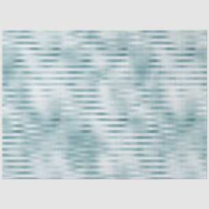 Papel De Seda Aqua Blue Glam Stripes