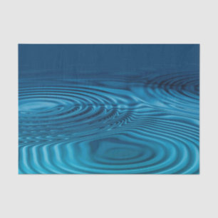 Papel De Seda Aqua Blue Ripples
