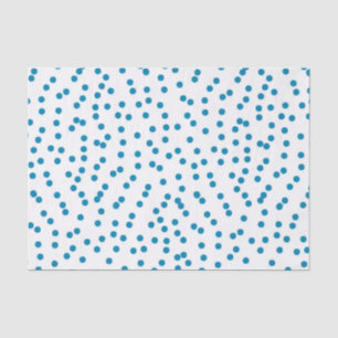 Papel De Seda Aqua Confetti Dots